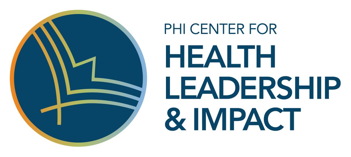 PHI Center for Health Leadership and Impact logo