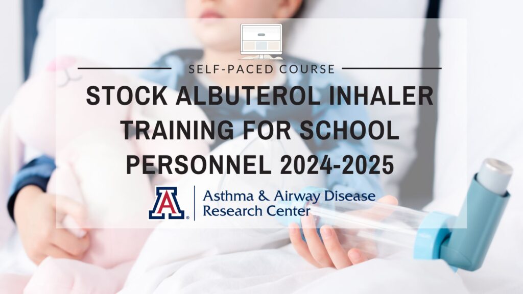 Stock Albuterol Inhaler Training for School Personnel 2024-2025